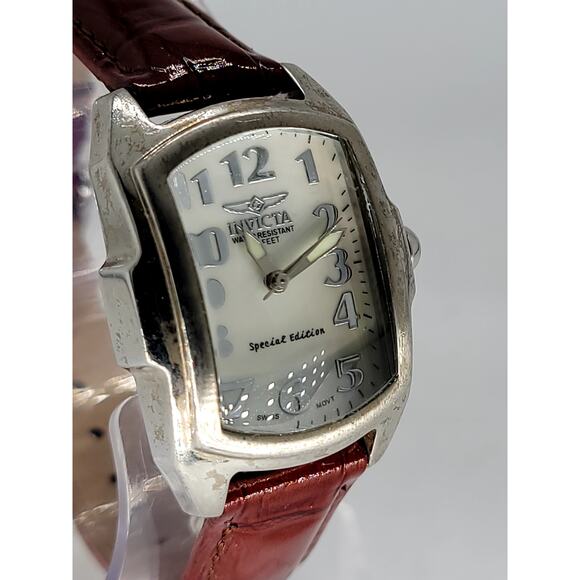 Invicta Women\'s 5168 Baby Lupah Collection Mother-of-Pearl Dial Shiny Leather main image 5